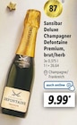 Deluxe Champagner Defontaine Premium, brut/herb Angebote von Sansibar bei Lidl Lutherstadt Wittenberg für 9,99 €