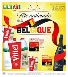Prospectus Supermarchés Match à Charleville-Mézières, "Fête nationale de la Belgique", 8 pages de promos valables du 16/07/2024 au 28/07/2024