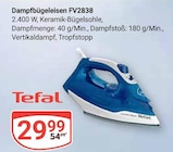 Dampfbügeleisen FV2838 Angebote von Tefal bei GLOBUS Willich für 29,99 €