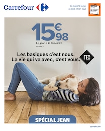 Catalogue Carrefour "Les basiques c’est nous. La vie qui va avec, c’est vous." à Doissin et alentours, 18 pages, 18/02/2025 - 03/03/2025