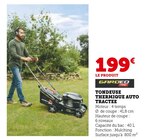 Tondeuse thermique auto tractée - Gardeo pro en promo chez Hyper U Périgueux à 199,00 €