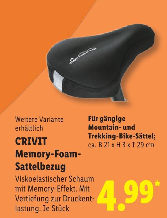 Memory-Foam-Sattelbezug