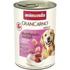 Zookauf - Animonda Dog Dose GranCarno Adult Multi - Fleischcocktail 400 g Angebot im Prospekt Animonda Dog Dose GranCarno Adult Multi - Fleischcocktail 400 g bei Zookauf im Prospekt "" für 1,39 €