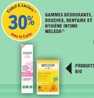 GAMMES DÉODORANTS, DOUCHES, DENTAIRE ET HYGIÈNE INTIME WELEDA - Weleda dans le catalogue E.Leclerc