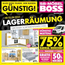 Aktueller SB Möbel Boss Neubrandenburg Prospekt SB Möbel Boss Prospekt Neubrandenburg "ALLES WIRD TEURER, WIR BLEIBEN GĂNSTIG!" mit 12 Seiten