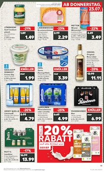 Bier im Kaufland Prospekt "Hier bin ich richtig" mit 56 Seiten (Soest)