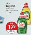 Fairy Spülmittel Zitrone von Fairy im aktuellen V-Markt Prospekt für 1,29 €