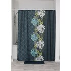 Rideau de douche polyester Vent d'Exotisme 180x200cm en promo chez Maxi Bazar Boulogne-sur-Mer à 11,19 €