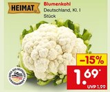 Blumenkohl bei Netto Marken-Discount im Prospekt "" für 1,69 €