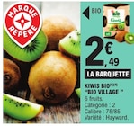 Kiwis bio - BIO VILLAGE dans le catalogue E.Leclerc