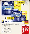 Micro AAA Angebote von VARTA bei E center Freiburg für 3,99 €