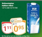 Haltbare Milch 1,5 % Fett bei GLOBUS im Schwandorf Prospekt für 0,95 €