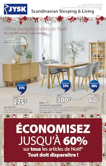 Catalogue Jysk à Essey-lès-Nancy cette semaine, valable du 25/11/2025 au 31/12/2025 Prospectus Jysk à Essey-lès-Nancy, "Retour sans limite de temps", 17 pages de promos valables du 25/11/2025 au 31/12/2025