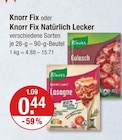 Fix oder Fix Natürlich Lecker von Knorr im aktuellen V-Markt Prospekt
