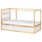Aktuelles Bett umbaufähig weiß/Kiefer Angebot bei IKEA in Halle (Saale) ab 159,00 €