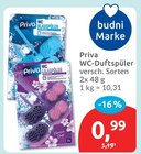 WC-Duftspüler im Angebot bei budni in Lüneburg WC-Duftspüler Angebote von Priva bei budni Lüneburg für 0,99 €