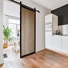 Porte coulissante h.204 x l. 83 cm + systeme coulissant en promo chez Brico Dépôt Clermont-Ferrand à 139,00 €