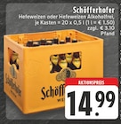 EDEKA Oberhausen - Hefeweizen Angebot im Prospekt Hefeweizen bei EDEKA im Oberhausen Prospekt für 14,99 €