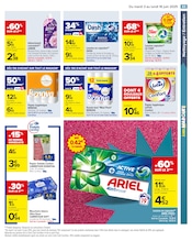 Promotion Lessive dans le prospectus Carrefour, valable du 03/06/2025 au 16/06/2025 Promo Lessive dans le catalogue Carrefour du moment à la page 67