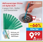 Abflussreiniger-Sticks mit Apfel-Duft Angebote von EASYmaxx bei Netto Marken-Discount Hameln für 9,99 €