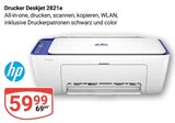 Aktuelle Drucker Angebote bei GLOBUS in Erfurt Aktuelles Drucker Deskjet 2821e Angebot bei GLOBUS in Erfurt ab 59,99 €