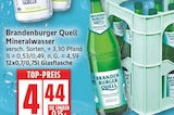 Mineralwasser von Brandenburger Quell für 4,44 € bei EDEKA im Angebot Mineralwasser von Brandenburger Quell im aktuellen EDEKA Prospekt