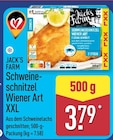 Schweineschnitzel Wiener Art XXL von Jack's Farm im aktuellen ALDI Nord Prospekt für 3,79 €