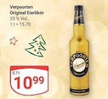 Original Eierlikör im Angebot bei GLOBUS in Gießen Original Eierlikör Angebote von Verpoorten bei GLOBUS Gießen für 10,99 €