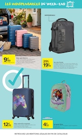 Valise en promo dans le catalogue Carrefour Market à la page 17