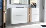 Schuhschrankkombi Salvo, weiß/Kerneiche, inkl. Rückwandbeleuchtung Angebote von Hartmann bei HARDECK Ratingen für 2.199,00 €