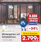 Wintergarten mit Schiebetüren im Angebot bei Netto Marken-Discount in Goslar Wintergarten mit Schiebetüren Angebote von Juskys bei Netto Marken-Discount Goslar für 2.799,00 €
