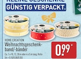 Weihnachtsgeschenkband/-bänder von HOME CREATION im aktuellen ALDI Nord Prospekt