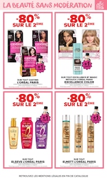 Prix et réduction L'Oréal dans le prospectus Carrefour Market en cours Offre L'Oréal dans le catalogue Carrefour Market du moment à la page 4