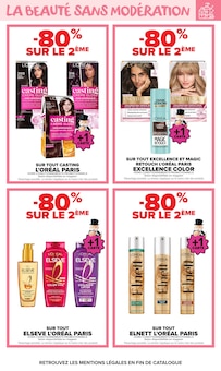 Promotion L'Oréal dans le prospectus Carrefour Market, valable du 15/09/2026 au 27/09/2026 Promo L'Oréal dans le catalogue Carrefour Market du moment à la page 4
