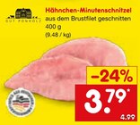 Hähnchen-Minutenschnitzel Angebote von Gut Ponholz bei Netto Marken-Discount Hemer für 3,79 €