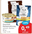 Katzennahrung Gold mit Thunfisch im budni Prospekt Katzennahrung Gold mit Thunfisch von Purina Gourmet im aktuellen budni Prospekt für 0,49 €