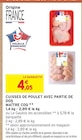 Promo Cuisses de poulet avec partie de dos à 4,05 € dans le catalogue Intermarché à Amou