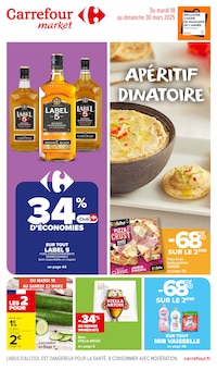 Prospectus Carrefour Market de la semaine "Carrefour market" avec 1 pages, valide du 18/03/2025 au 30/03/2025 pour Amendeuix-Oneix et alentours