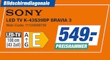 LED TV K-43S39BP BRAVIA 3 im Angebot bei expert in Idstein LED TV K-43S39BP BRAVIA 3 Angebote von Sony bei expert Idstein für 549,00 €