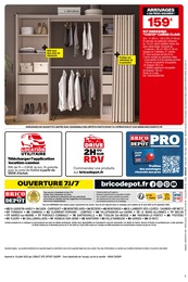 Prix et réduction Dressing dans le prospectus Brico Dépôt en cours Offre Dressing dans le catalogue Brico Dépôt du moment à la page 24