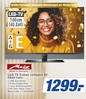LED TV Cubus compact 40 FB40 twin im Angebot bei expert in Gelsenkirchen LED TV Cubus compact 40 FB40 twin Angebote von Metz bei expert Gelsenkirchen für 1.299,00 €