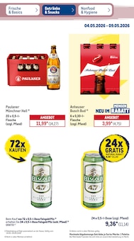 Bier im METRO Prospekt "Wochenangebote" mit 49 Seiten (Koblenz)