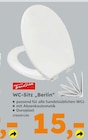 WC-Sitz „Berlin“ von TrendLine für 15,00 € bei Globus-Baumarkt im Angebot WC-Sitz „Berlin“ von TrendLine im aktuellen Globus-Baumarkt Prospekt