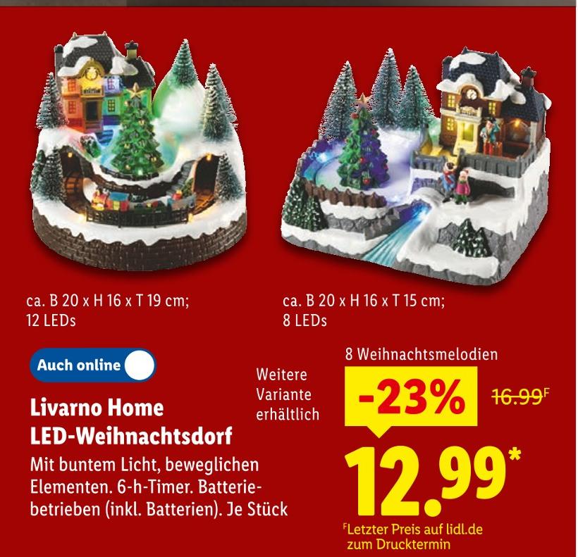 LED-Weihnachtsdorf