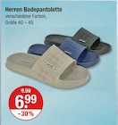 Herren Badesandale von SPORT im aktuellen V-Markt Prospekt für 6,99 €