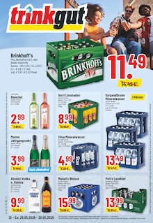 Trinkgut Prospekt der Woche "Aktuelle Angebote" Seite 1, 26.05.2026 bis 30.05.2026 für Everswinkel Aktueller Trinkgut Prospekt "Aktuelle Angebote" Seite 1 von 10 Seiten für Everswinkel