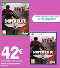 Sniper elite resistance - REBELLION en promo chez E.Leclerc Toulon à 42,00 €