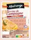 Terrine de campagne dorée au four - MADRANGE en promo chez Intermarché Angers à 0,90 €