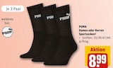 Damen oder Herren Sportsocken im Angebot bei REWE in Bonn Damen oder Herren Sportsocken Angebote von PUMA bei REWE Bonn für 8,99 €