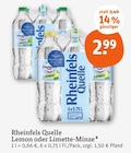 Lemon im Angebot bei tegut in Mühlhausen Lemon Angebote von Rheinfels Quelle bei tegut Mühlhausen für 2,99 €